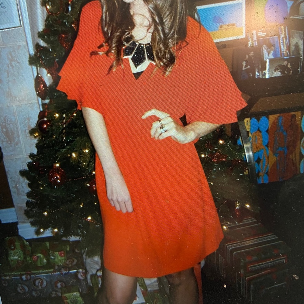 Red dress